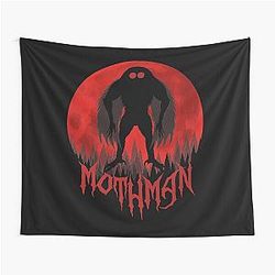 Mothman Full Moon Tapestry