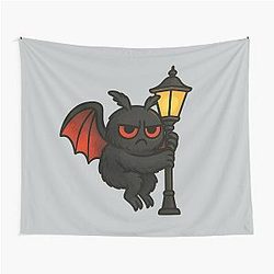 Grumpy Mothman Tapestry