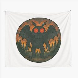 Cryptid Mothman Tapestry