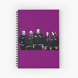 Motionless In White bandmembers Spiral Notebooks