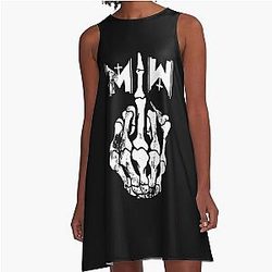Motionless in White 3 A-Line Dress