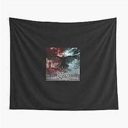 Motionless in White Gagak Hitam Art Gift For Fan Tapestry