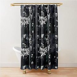 The Members of Motionless in White Shower Curtain
