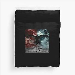 Motionless in White Gagak Hitam Art Gift for Fan Duvet Cover