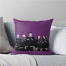 Motionless In White band members Throw Pillow