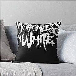 Motionless White Band Throw Pillow