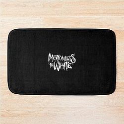 Retro Motionless in White Perfect Gift for Fan Bath Mat