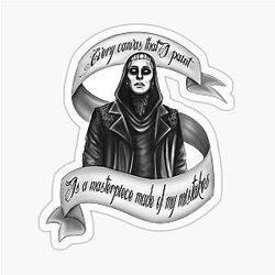 Miw Masterpiece in White Chris Tattoo Style