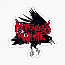 Art - Bird - Motionless - In - White - Metalcore, Gothic metal, Industrial metal, Metal Alteratif, Nu Metal Sticker
