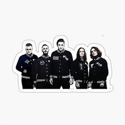 Motionless in White band members sticker