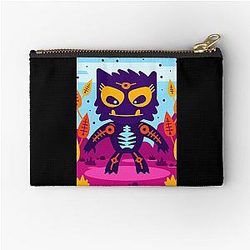 Birthday Girl Mountain Sea Monster Vintage Style Zipper Pouch