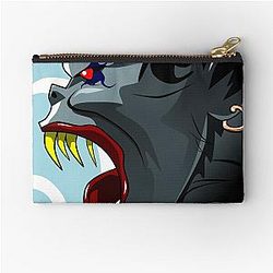 Mountain sea monsters zipper pouch