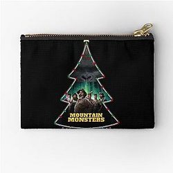 Mountain Monsters Christmas Zipper Pouch