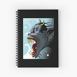 Girls Love Anime And Mountain Monsters Sea Monster Spiral Notebook