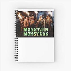 Mountain Monsters Spiral Notebook