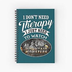 Mountain Monsters Spiral Notebook