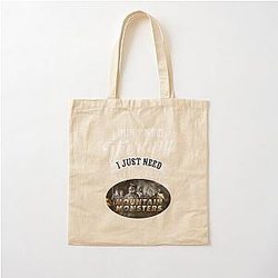 Mountain Monsters Cotton Tote Bag