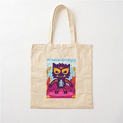 Birthday Girl Mountain Monsters Vintage Style Cotton Tote Bag