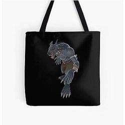 Awesome First Day Mountain Monsters All Over Print Tote Bag