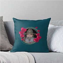 Mountain Monsters Throw Pillow