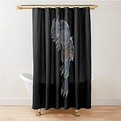 Awesome First Day Grow Me Mountain Monsters Photographic Shower Curtain