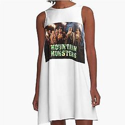 Mountain Monsters Women's A-Line Dress