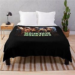 Mountain Monster TV Throw Blanket