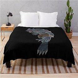 Awesome First Day Growing With Me Monster Photographs Throw Blanket