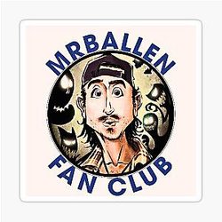 Mrballen sticker