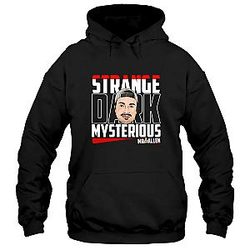 Mrballen Hoodie Strange Dark Mysterious Shirt Gift Long Sleeve Sweatshirt Black