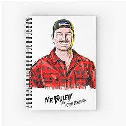 Mr Ballen strange mysterious est 2020 Spiral Notebook
