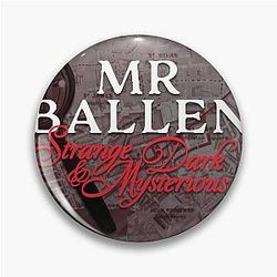 Mr. Ballen, dark, mysterious, 2020 Pin