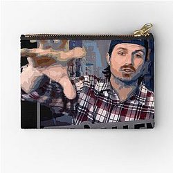 Mr. Black Zipper Pouch