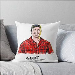 Mr Ballen Dark Mysterious Throw Pillow 2020