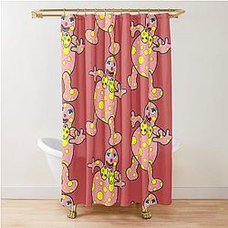 Mr Blobby Husband Wife Boss t shirt Shower Curtain