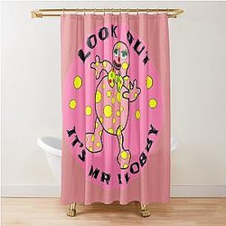 Mr. Blobby - Husband - Wife - Boss - Shower Curtain - T-Shirt