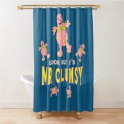 Mr Blobby  
Mr Blobby Husband  
Mr Clumsy  Clumsy People t shirt Shower Curtain