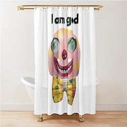 Mr Blobby Is God Shower Curtain