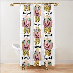 Mr Blobby Is the God Shower Curtain
