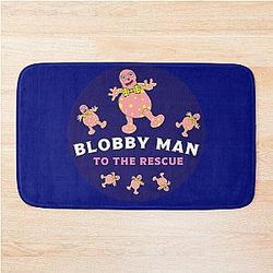 Mr Blobby Husband Wife Boss t shirt Bath Mat