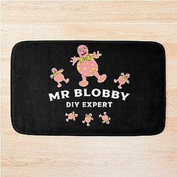 Mr Blobby DIY Expert T Shit Bath Mat