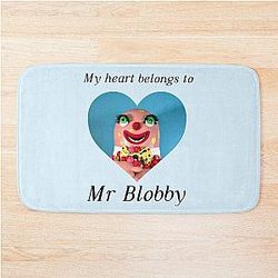 My heart belongs to Mr. Blobby Bath Mat