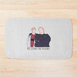 Noel Edmonds and Mr Blobby Kerry Mucklowe Quote Print Design Bath Mat