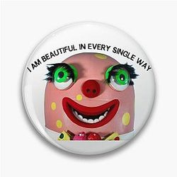 Empowered Mr Blobby Pin