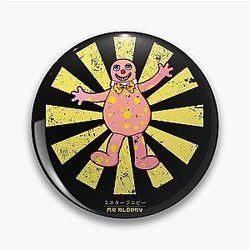 Mr. Blobby Retro Japanese Pin