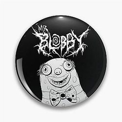 Mr. Blobby Metal Pin