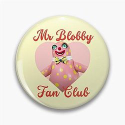 Mr. Blobby Fan Club Pin