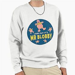 Mr Blobby - Husband - Wife - Boss - T-Shirt Pullover Sweatshirt