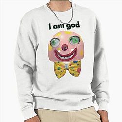 Mr Blobby Is God Pullover Sweatshirt
