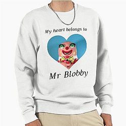 My heart belongs to Mr Blobby Sweatshirt
